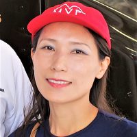 Yonghi Koch in hat Yonghi Koch in hat