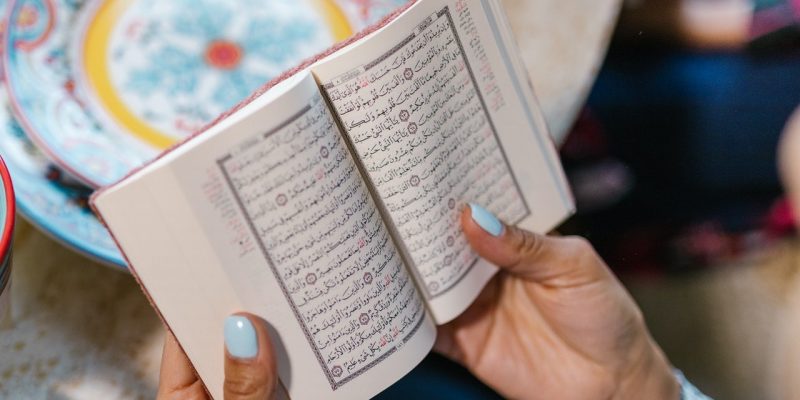 Student Reading Arabic